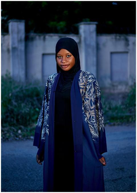 Portrait Woman Stylish Hijab