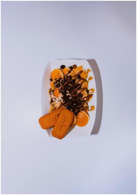 Delicious Dessert Plate Biscuits