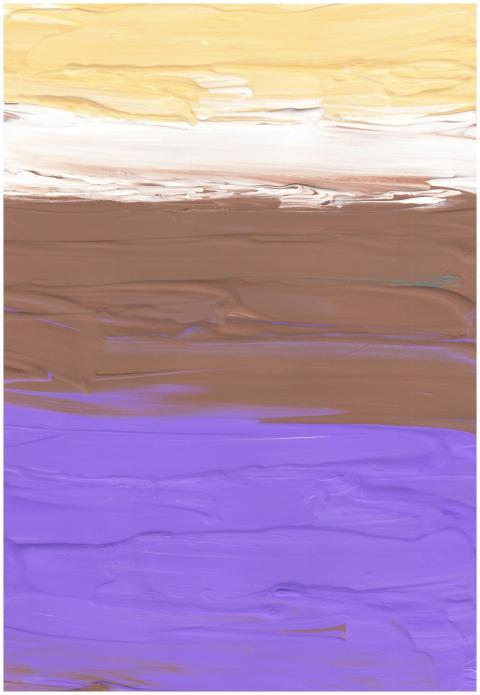 Vibrant layered abstract painting showcasing earth