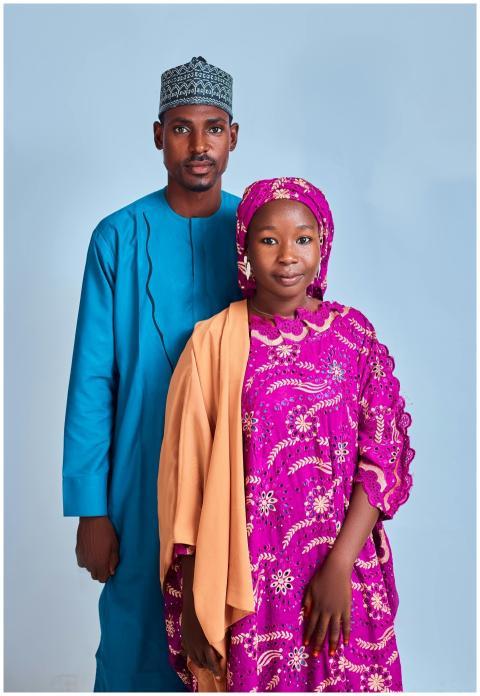 Traditional African Attire Portrait