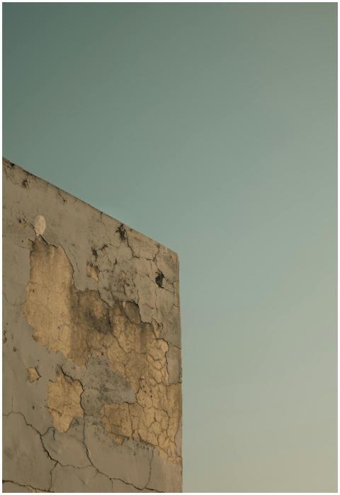 Aged Weathered Wall Under