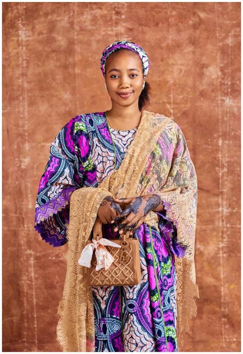 Elegant Woman Traditional Attire
