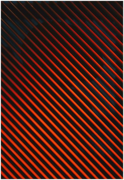 Dynamic abstract pattern of diagonal orange stripe