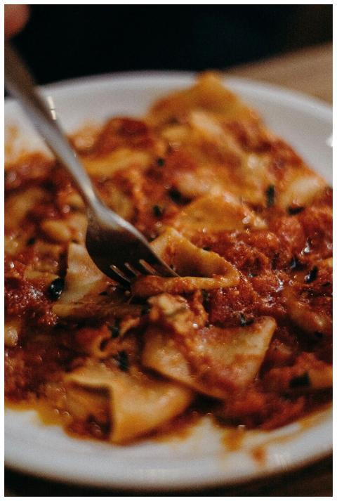 Delicious Italian pasta dish with rich tomato sauc