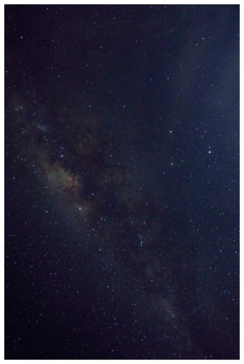 Captivating view of the starry night sky showcasin