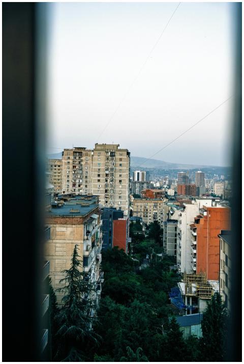 Captivating view of Tbilisi's skyline with high-ri