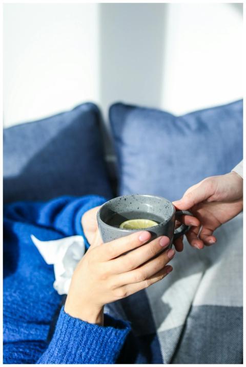 Warm tea in a cozy setting brings comfort, perfect