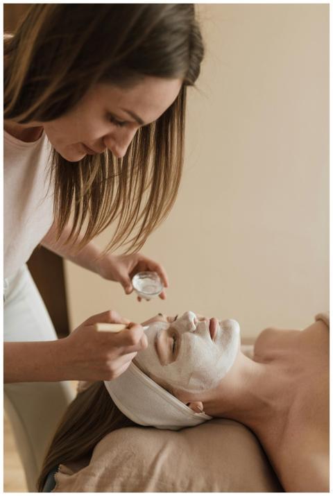 A relaxing facial treatment with a rejuvenating ma