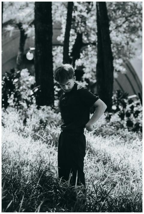 Contemplative Young Man Sunlit