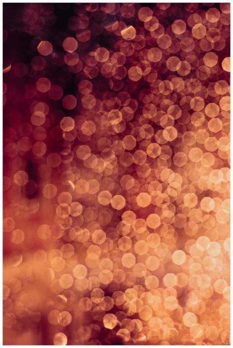 A captivating image of golden bokeh circles creati