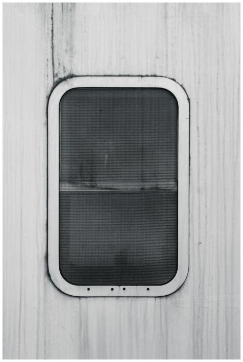 Minimalist Black White Window