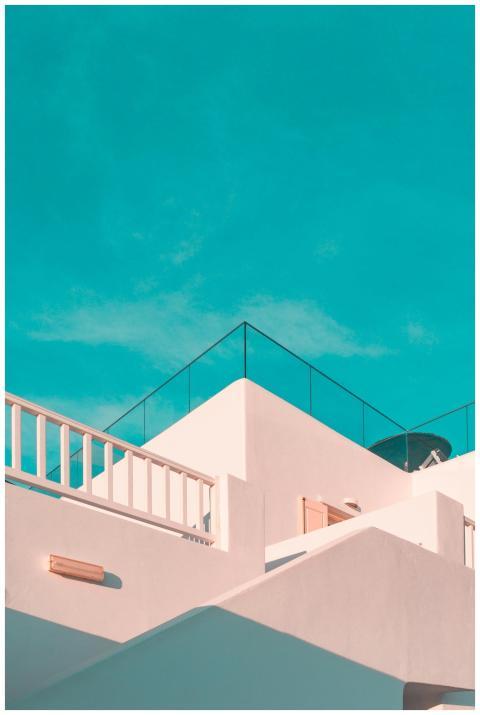 Explore the clean lines of modern Cycladic archite