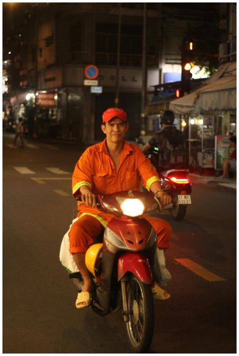 Night Street Scene Rider