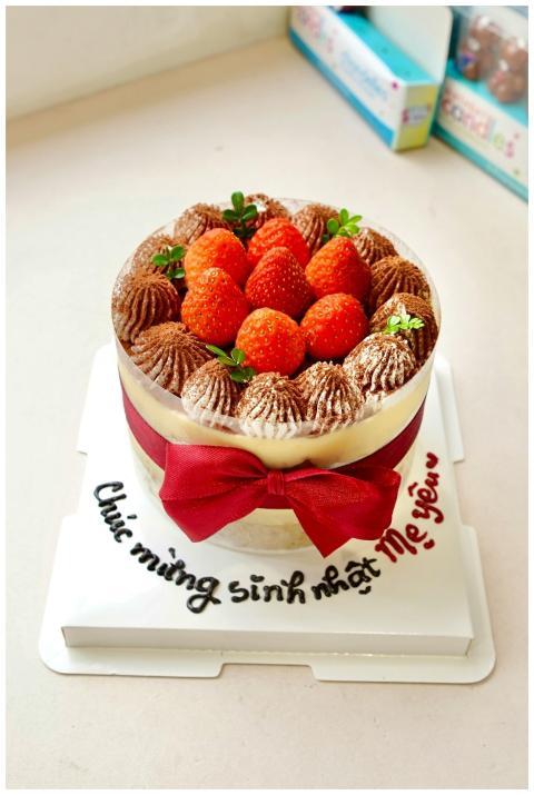 Strawberry Chocolate Birthday Cake