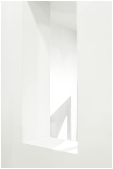 A minimalist abstract white interior space showcas