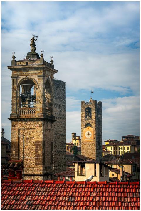 Historic Bell Towers Bergamo