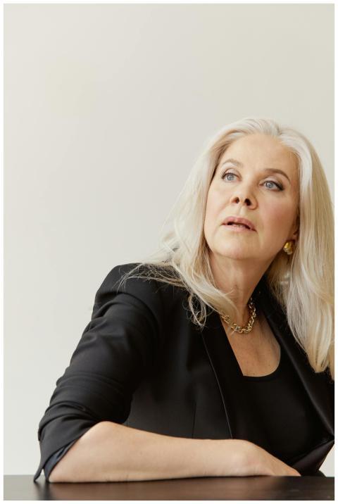 Portrait of a stylish mature businesswoman in a bl