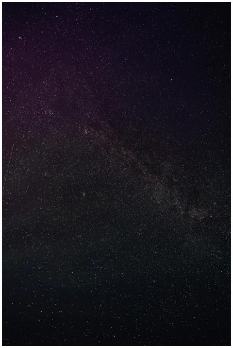 A stunning view of the Milky Way galaxy with count