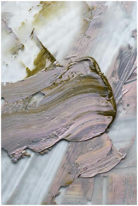 Abstract painting with textured earthy tones showc