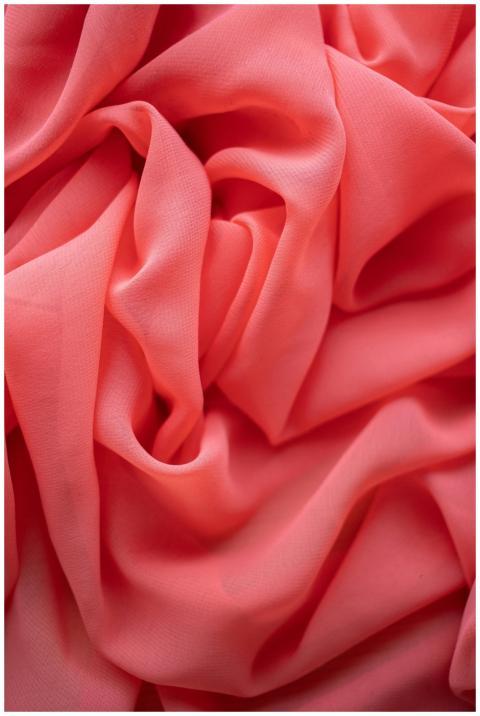 Background of from above of bright light pink sati