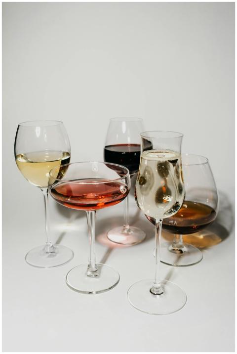 A stylish arrangement of red, white, and sparkling