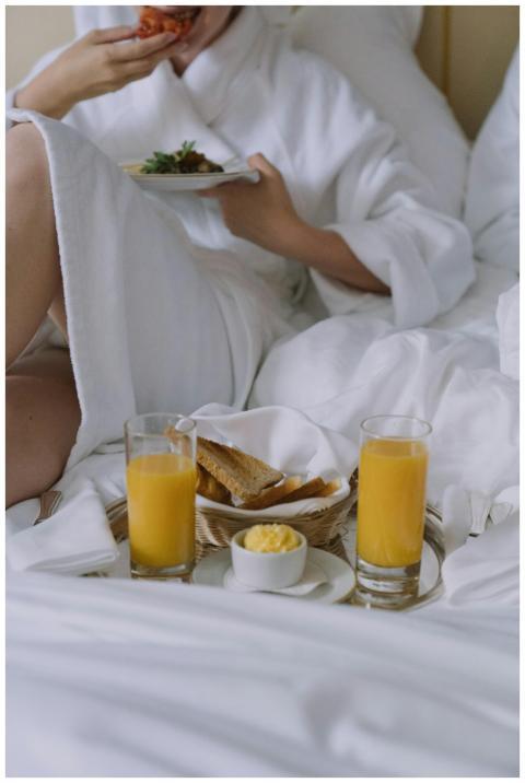 Experience a luxurious morning with breakfast in b