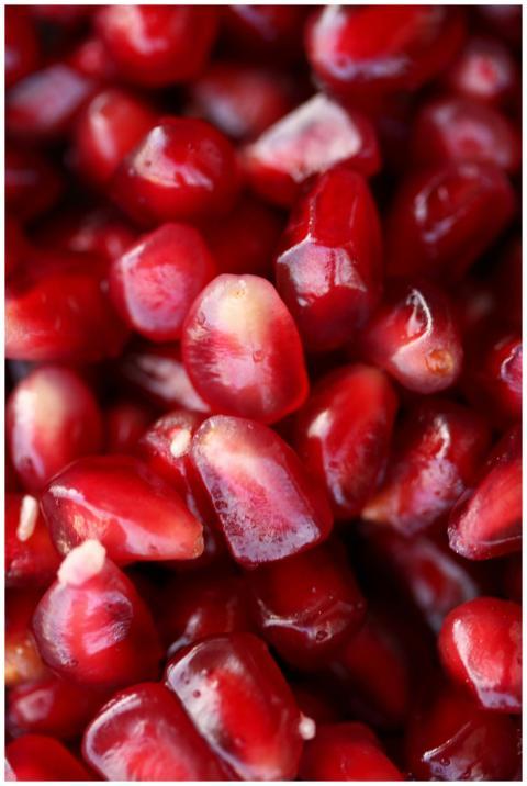Explore the refreshing and healthy red pomegranate