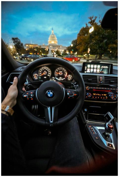 View of the Capitol in Washington DC through the B