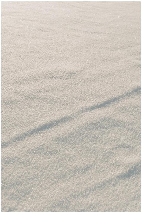 A detailed surface view of untouched snow, display