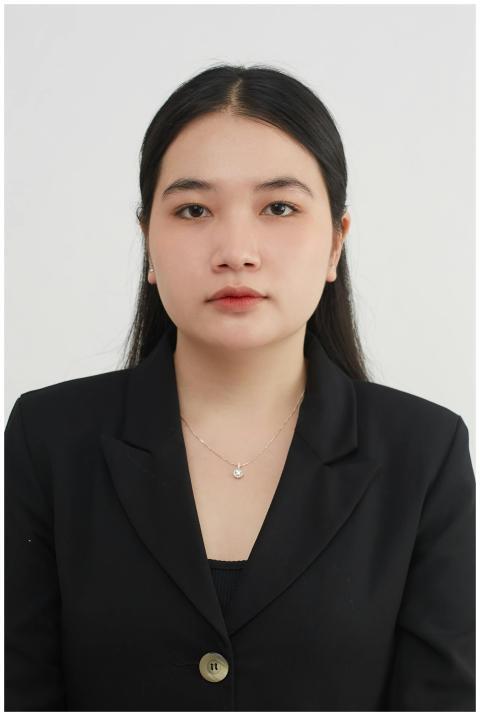 Portrait of a professional woman in a black suit a