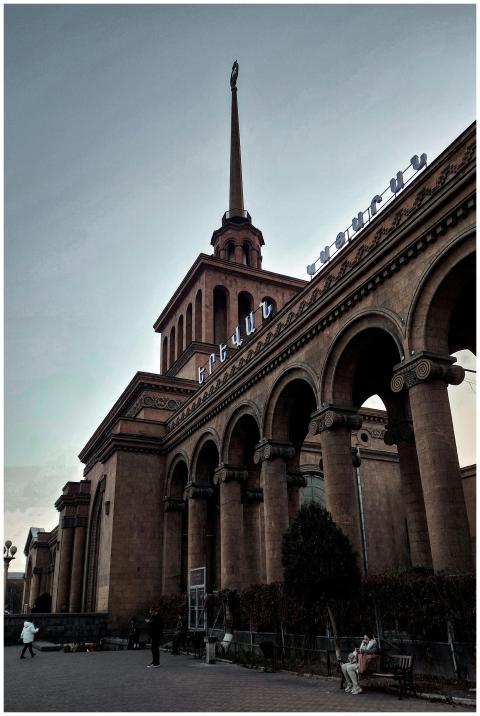 Unique architectural design of Sasuntsi David stat