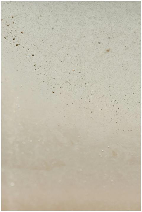 Detailed shot of water droplets creating abstract