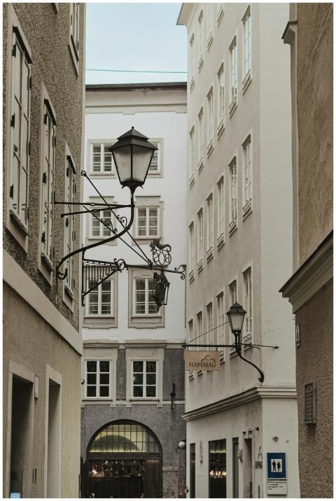 Discover the enchanting charm of a narrow alley in