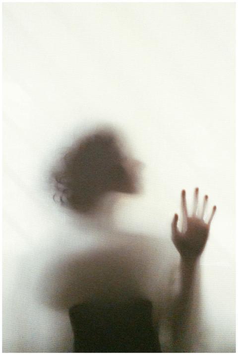 Silhouette of sensual dreamy anonymous female stan