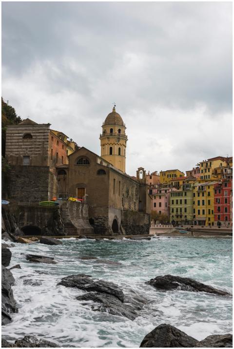 Charming coastal village of Vernazza in Liguria, I