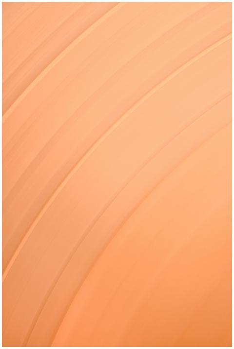 Abstract minimalist image featuring smooth orange
