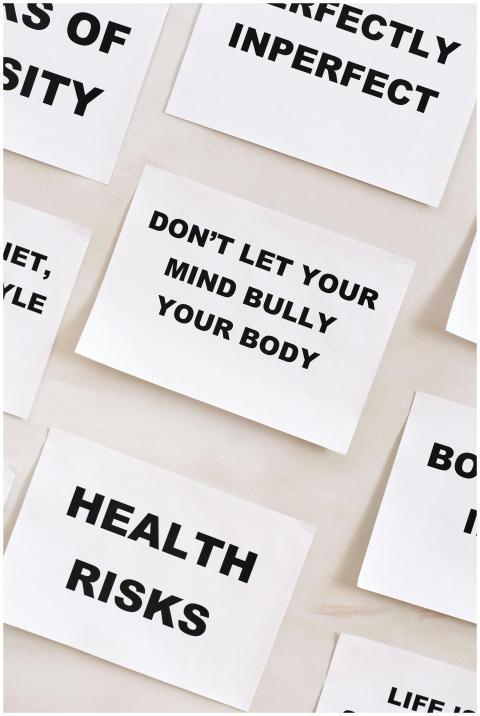 Motivational quotes on white paper to inspire. Per