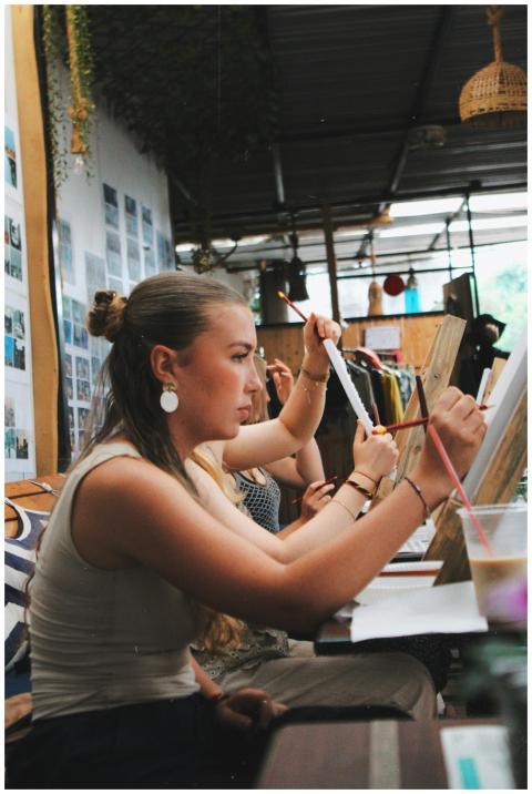 Women Painting Art Class