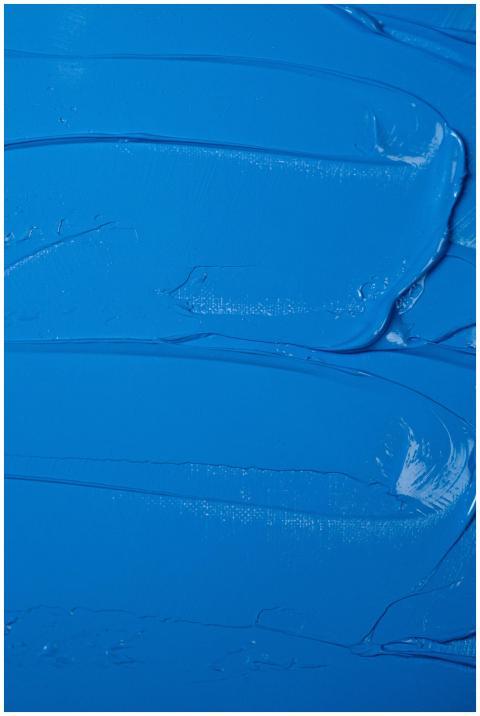 High-resolution close-up of vibrant blue acrylic p