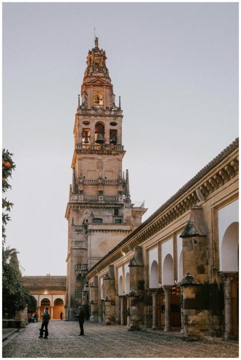 A stunning view of the iconic Mosque-Cathedral tow