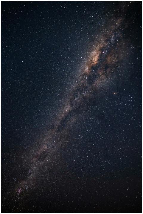 Breathtaking view of the Milky Way galaxy captured