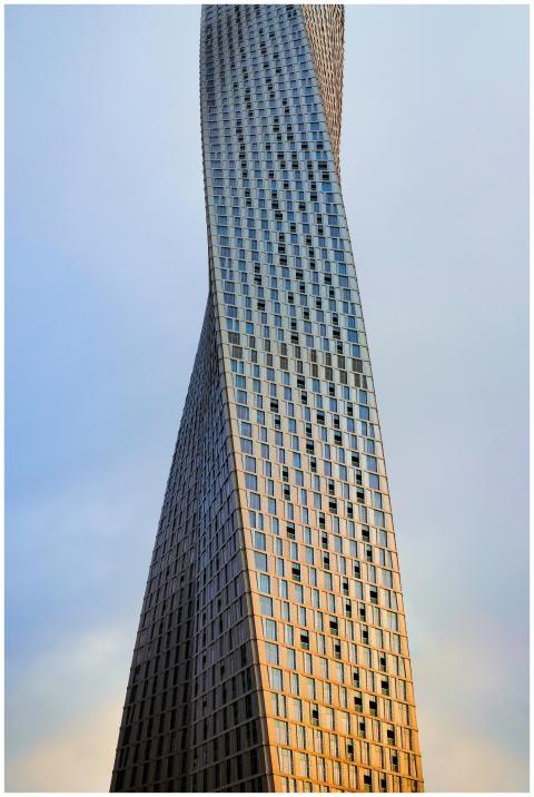 The iconic Cayan Tower's twisting design set again