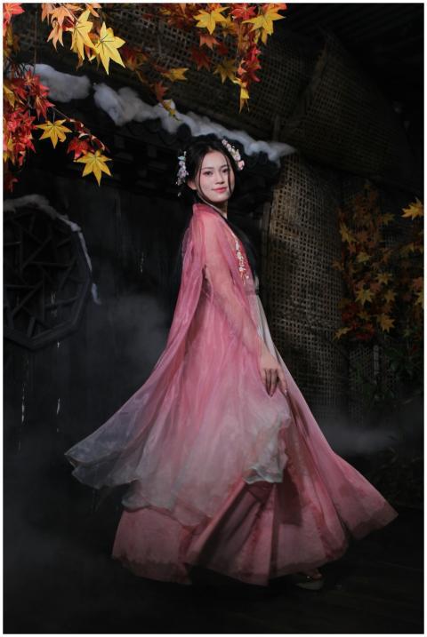 Elegant Woman Traditional Attire