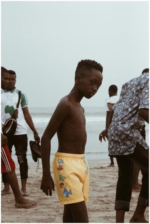 A group of African people enjoying a lively day at