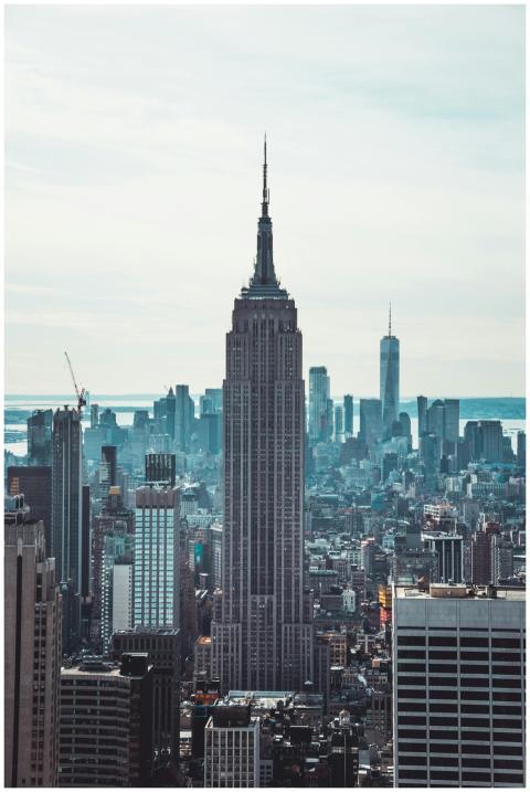 Stunning view of the Empire State Building against