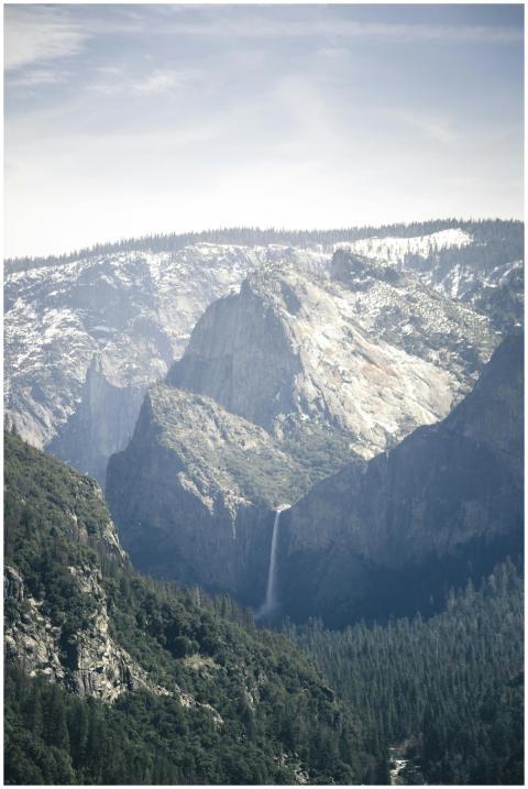 Breathtaking landscape of Yosemite National Park,