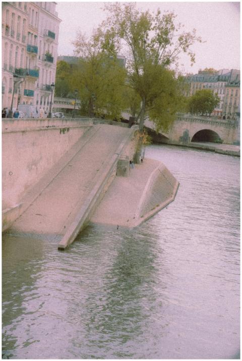 Serene view of the Seine River in Paris with class