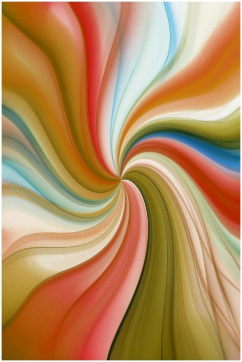 Vibrant abstract swirl design with dynamic colors