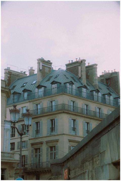 A classic Haussmann-style building in Paris showca