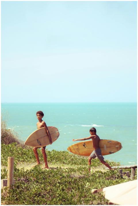 Free stock photo of brazilian beach, surfboard, su